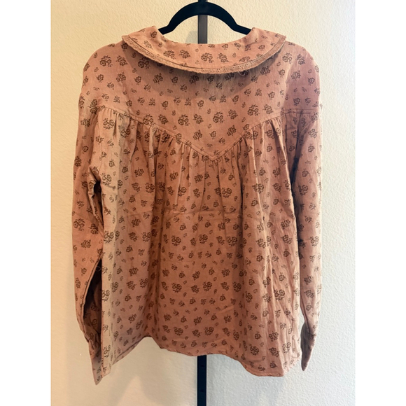 Easel Oversized Floral Print Button Down Shirt Size S - Picture 3 of 8